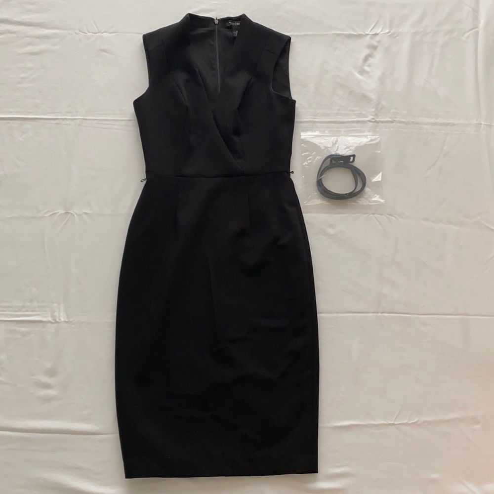 White House Black Market sheath dress 00 w belt